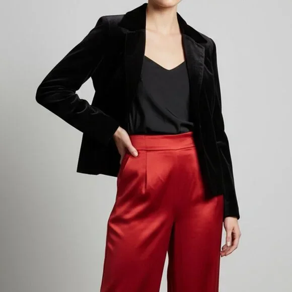 Harold's Black Velvet Women's Jacket | Size 4 - Picture 3 of 7